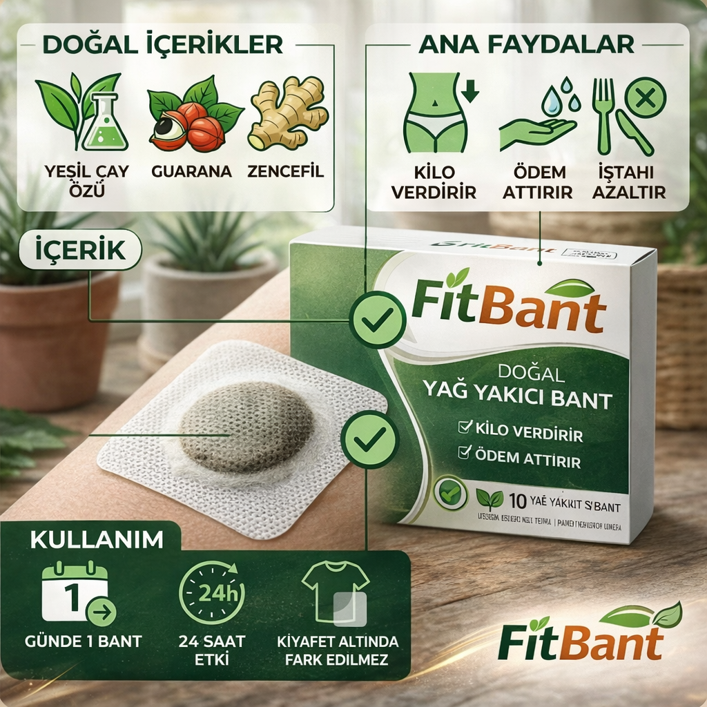 Fitbant Doğal Zayıflama Bandı