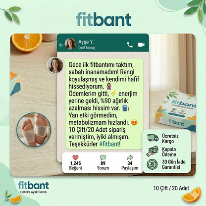 Fitbant Ayak Detoks Bandı